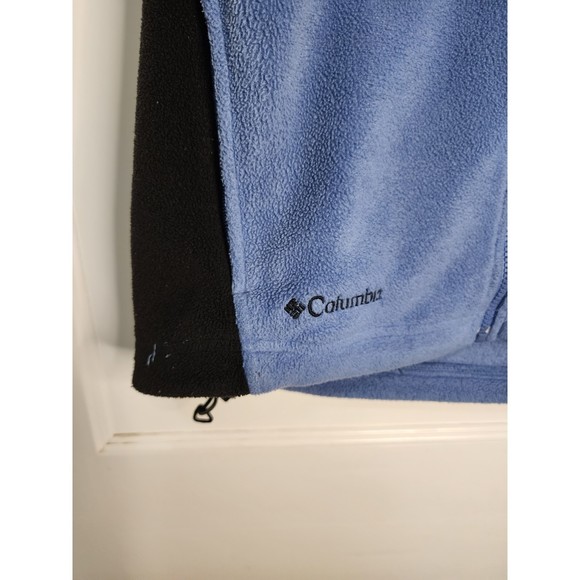 Columbia Women's Blue‎ Sleeveless Fleece Zipper Vest Size M - Picture 5 of 5